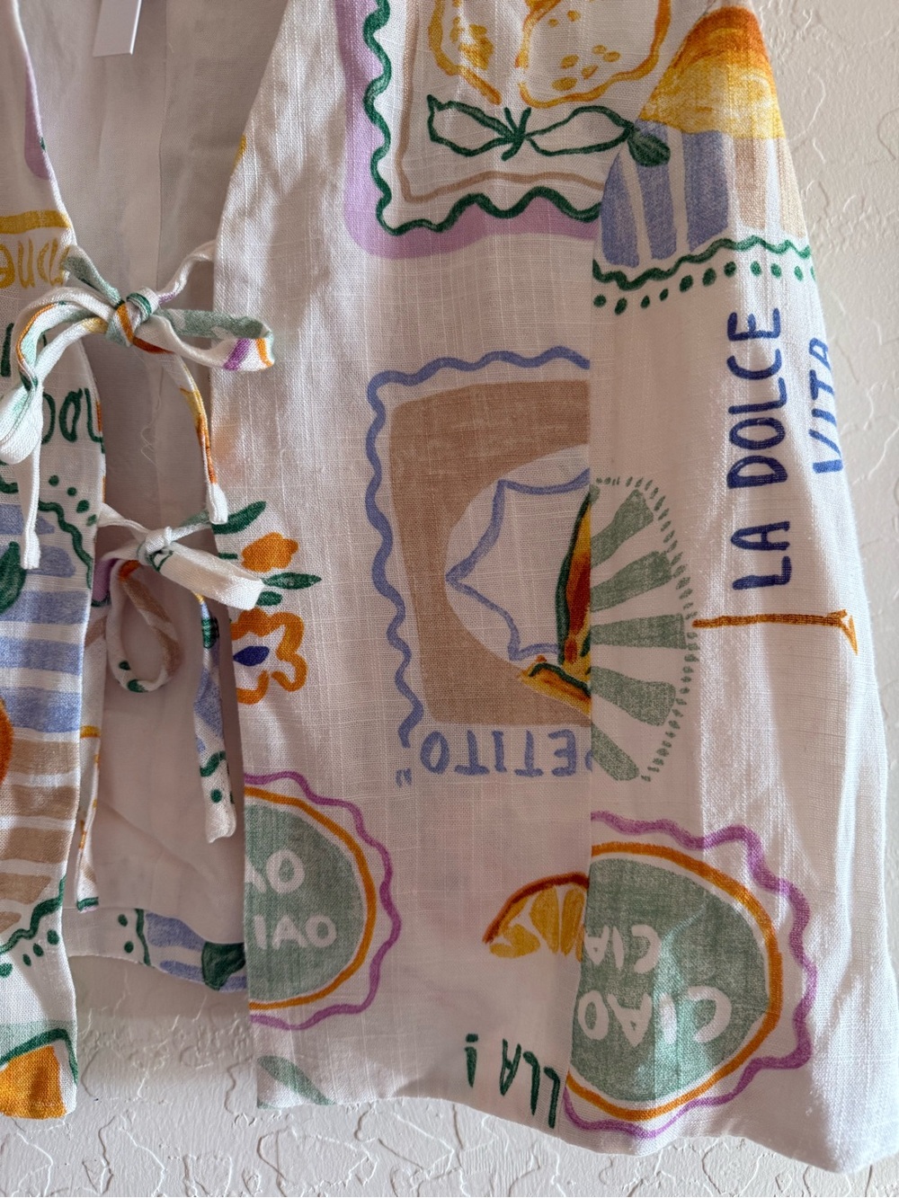 Paper Heart, large, linen blend vest - Picture 6 of 13